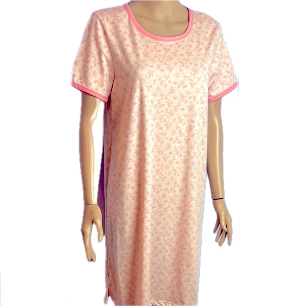NWT Charter Club medium length Peachy Spring Garden Nightgown Nightshirt